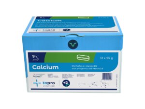 Topro Calcium Bolus – Mineraldiätfuttermittel für Kühe rund um das Kalben, mit Calcium, Phosphor und Vitamin D3 zur Vorbeugung von Milchfieber.